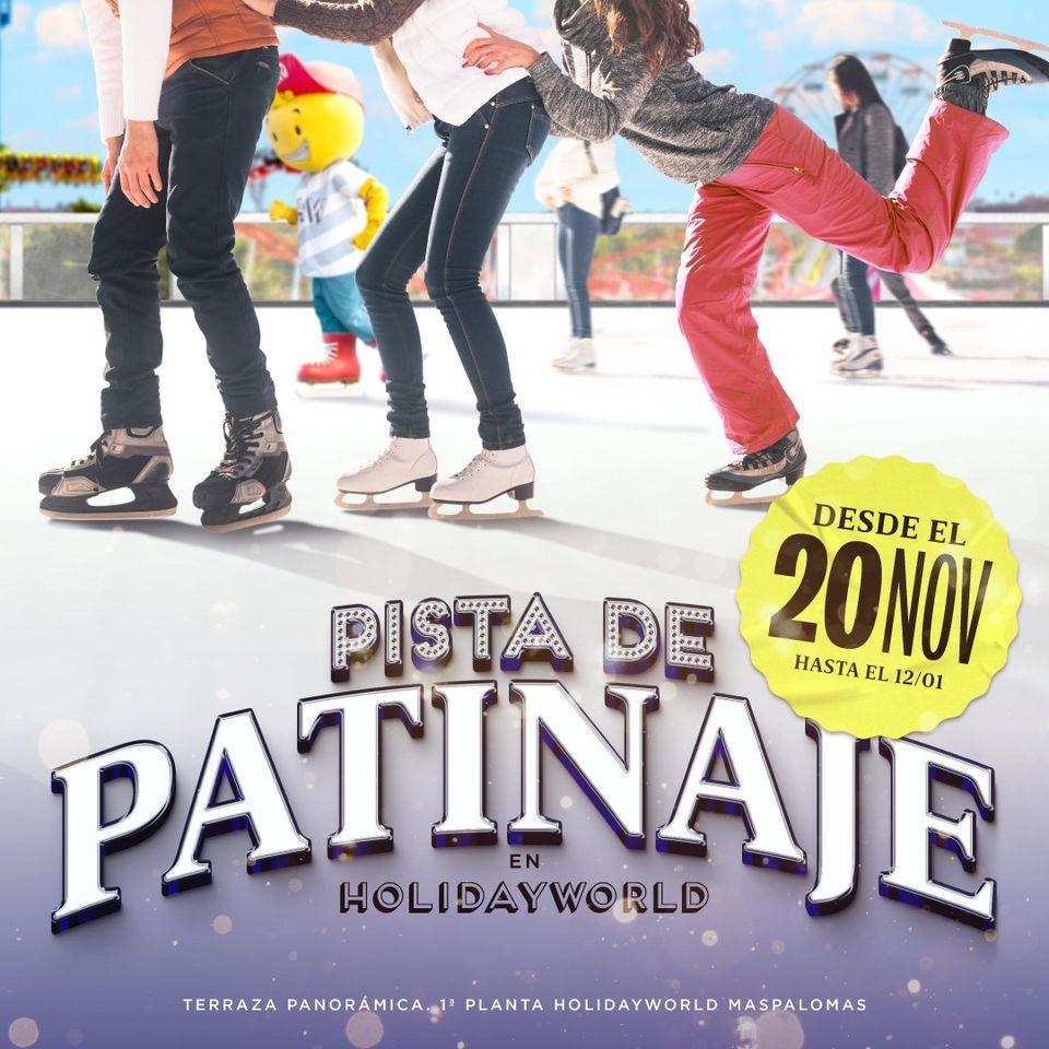 pista de patinaje holidayworld maspalomas